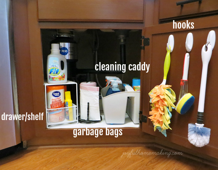 under sink organization, Under the Sink Organization, Joyful Homemaking