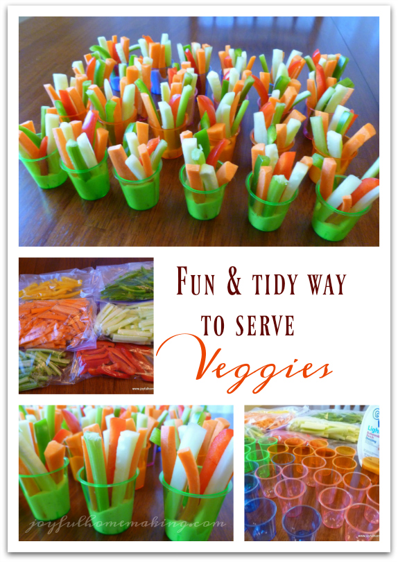 individual vegetable tray, Vegetable Tray Individual Servings, Joyful Homemaking